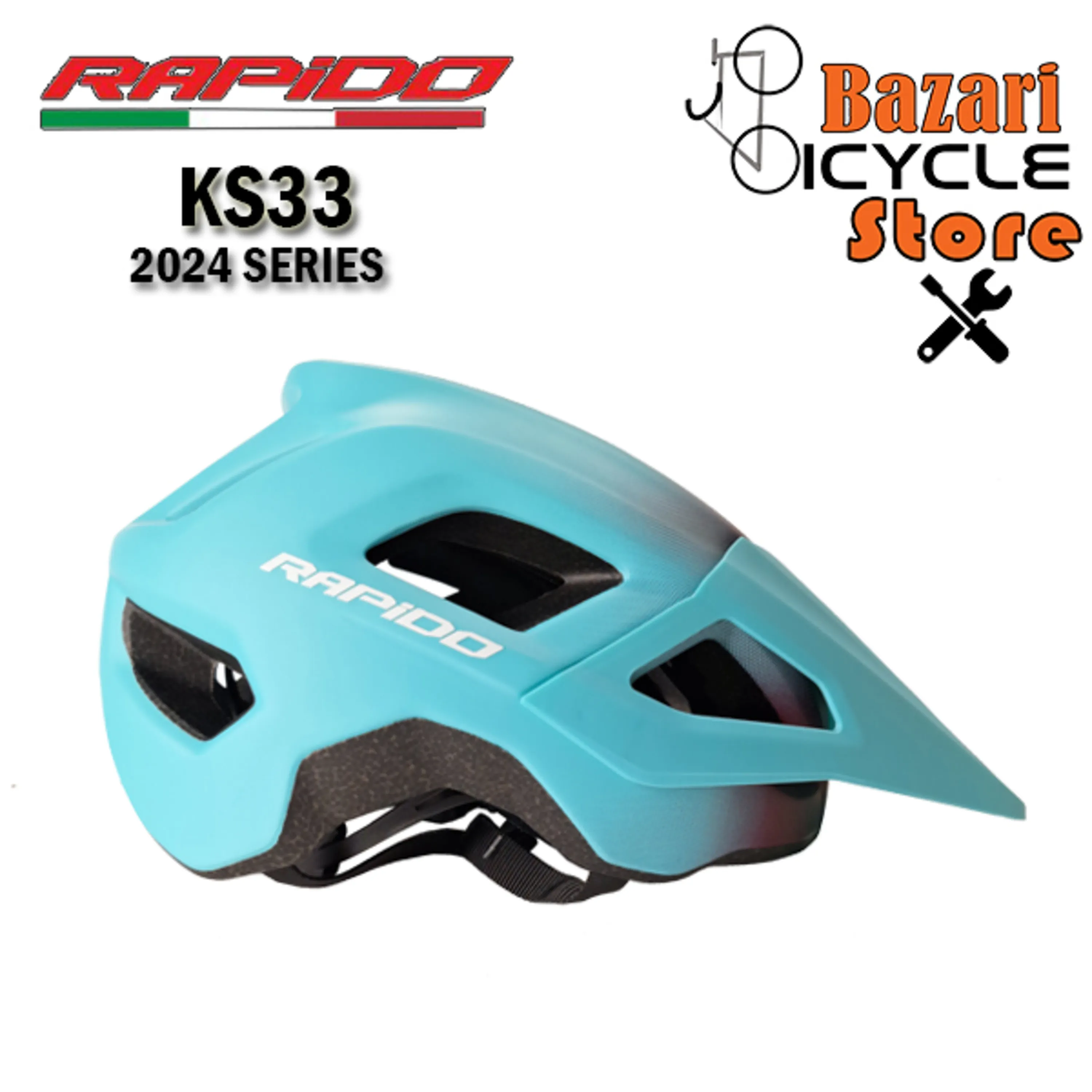 کلاه دوچرخه سواری راپیدو(RAPIDO) مدل KS33